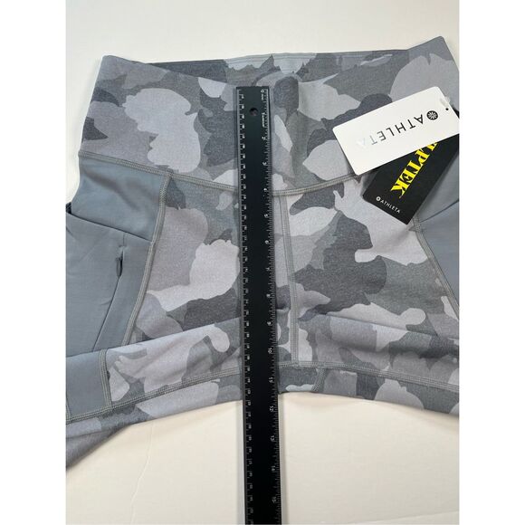 NEW Athleta All In Camo 7/8 Tight Sculptek Athletic Pockets Size Medium GreyCamo - Picture 7 of 8